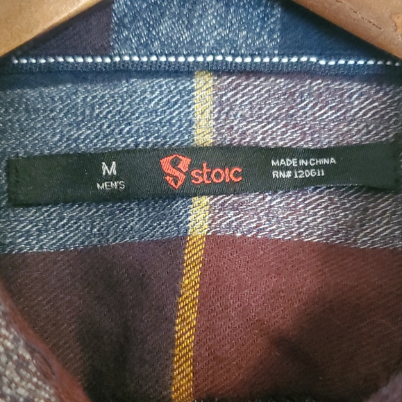 Stoic brand flannel men's M - Picture 4 of 4
